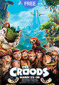 "The Croods" movie clips poster