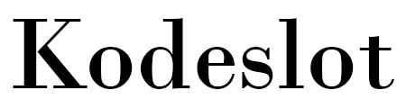 Kodeslot