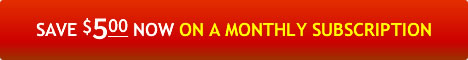 Save $5 on a Monthly Subscription